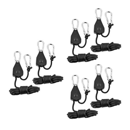 

3-Pair 1/8 Hanger Heavy Duty Zinc Alloy Hook Black