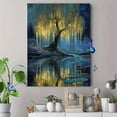 thumbnail image 4 of UXIEQU Enchanted Willow Tree With Golden Lights Canvas Wall Art Print 15.75x11.81 Inches, 4 of 8