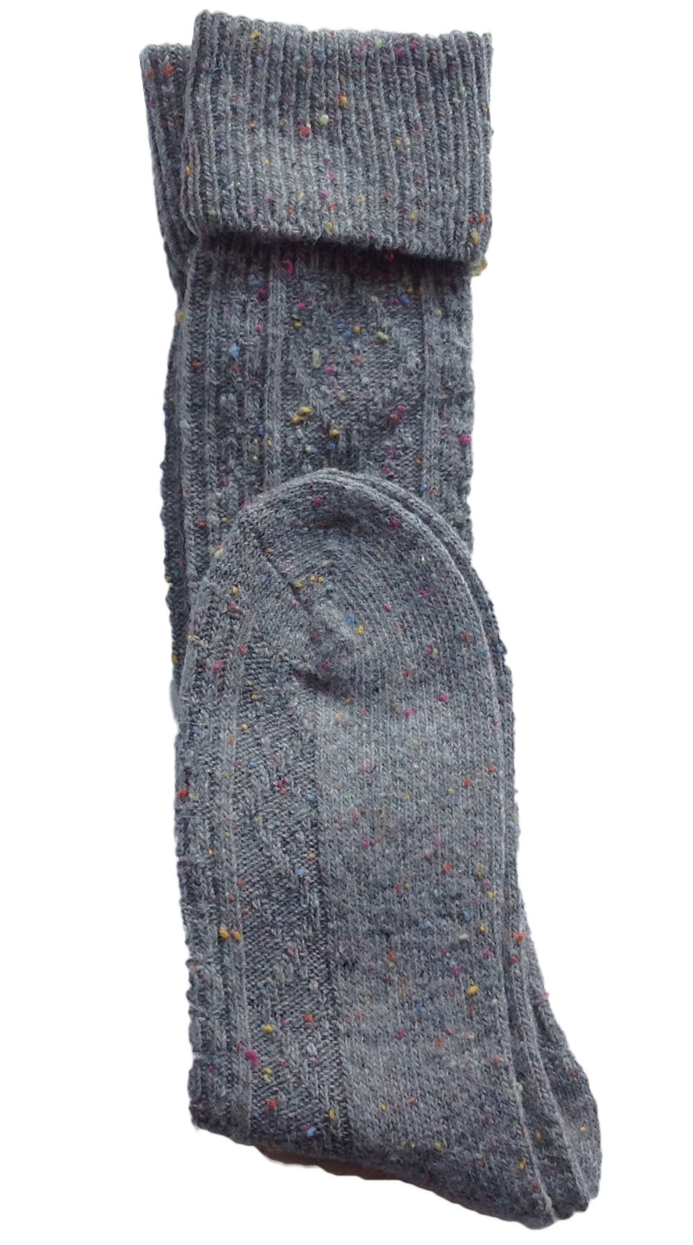 Lian LifeStyle Women's 4 Pair Knee High Wool Socks Size 79 (Gray