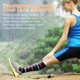 thumbnail image 5 of 7 Pairs Medical Sport Compression Socks - 15-20mmhg Graduated Knee-High Support for Men & Women, Ideal for Soccer, Running, and Nurses, 5 of 7