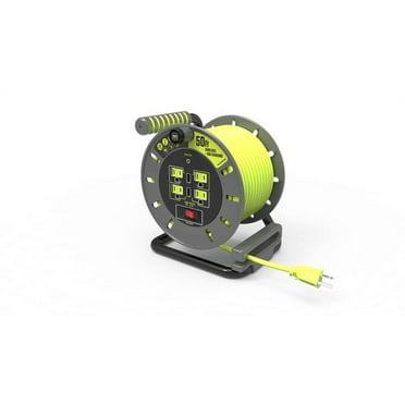 Masterplug 3ft Extension Cord Storage Reel - Walmart.com