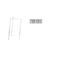 thumbnail image 1 of Mesita De Noche Minimalista De Acrílico Con Reloj Digital Integrado, Pantalla Grande Con Temperatura Y Humedad Para Dormitorio Moderno, Sala De Estar Y Oficina., 1 of 8