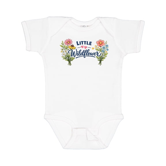 Inktastic Little Wildflower Boys or Girls Baby Bodysuit