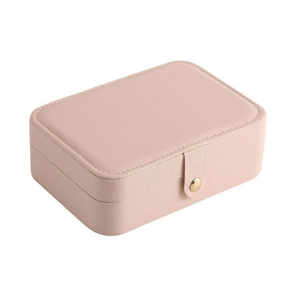 Jewelry Box for Girls Women,Small Travel Jewelry Organizer Case,PU Leather Portable Jewellery Storage Boxes Display Holder for Ring Earrings Necklace Bracelet Bangle , Men Teen Kids Gift