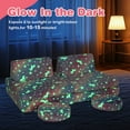 thumbnail image 4 of Gymax Glow in the Dark Modular Kids Play Couch Set w/ Machine-washable Flannel Covers, 4 of 10