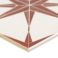 thumbnail image 4 of The Tile Project 9"x9" Neptune Red Porcelain Floor and Wall Tile (20 Pieces, 10.87 sq. ft. per Box), 4 of 6