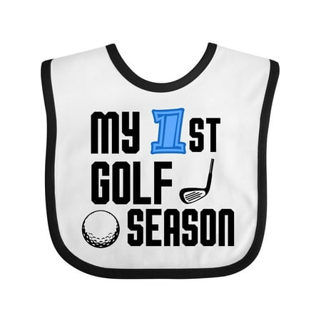 

Inktastic My 1st Golf Season Gift Baby Boy Bib