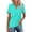 Turquoise-B#3029DD, variant on Hearthz Brown Women's Polo Shirts Short Sleeve Collared Uniform Women's Shirts Business Casual Golf Shirt Work Tops