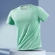 thumbnail image 4 of Ceisia Men's Ice Silk Quick-Dry Crew Neck T-Shirt | Breathable Honeycomb Jacquard Short Sleeve Sports Tee Gifts, 4 of 5