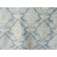 thumbnail image 3 of Fabric Mart Direct Ivory, Teal Blue Viscose Linen Fabric By The Yard, 55 inches or 140 cm width, 1 Yard Ivory Linen Fabric, Damask, Upholstery Drapery Curtain Wholesale Fabric, Window Treatment, 3 of 5
