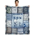 thumbnail image 1 of LHSHID Funny Papa Gifts from Granddaughter Grandson Best Gifts for Papa Best Papa Ever Gifts Papa Birthday Gifts from Grandkids to My Papa Grandpa Gifts for Christmas Great Papa Blanket Gifts 30x40in, 1 of 6