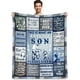 thumbnail image 1 of LHSHID Funny Papa Gifts from Granddaughter Grandson Best Gifts for Papa Best Papa Ever Gifts Papa Birthday Gifts from Grandkids to My Papa Grandpa Gifts for Christmas Great Papa Blanket Gifts 50x60in, 1 of 6