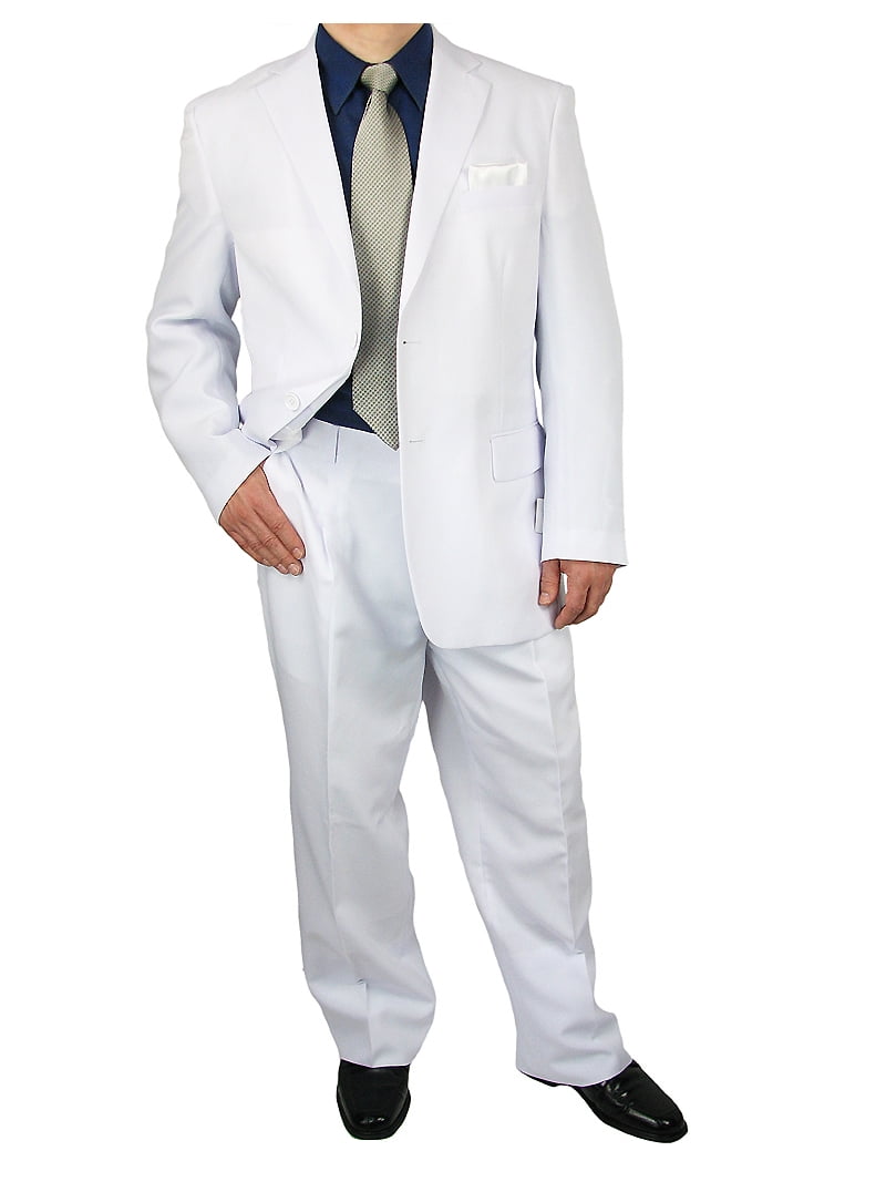 white 2 piece dress suit Men's Peak Lapel Elevate your special occasions with this timeless classic suit Women's 2-Piece Office Suit Set