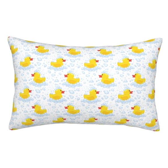 Kdxio Cotton Pillow Cases 14"x20" Pillowcases,Soft and Breathable Bedroom Pillow Cases-Yellow Rubber Duck-No Pillow Core