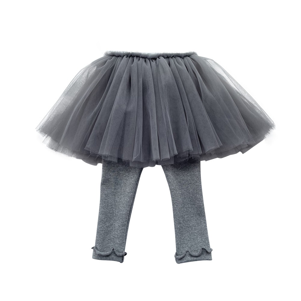 Leggings Fille Avec Volants Tutu - Chauds, En Coton, Pour Enfant 2-14 Ans - Bas Sans Pieds
