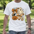 thumbnail image 4 of Floral Fall Pumpkin Bow T-Shirt – Halloween & Autumn Theme – Seasonal Unisex Wear, 4 of 6