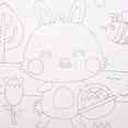 thumbnail image 3 of con Asa de y Borlas para DIY Bricolaje Conejo perfecl Abanicos en blanco para pintar, 3 of 8