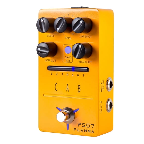 Pedal de Simulación Estéreo FLAMMA FS07 Compatibilidad con Carga IR y Edición de Software