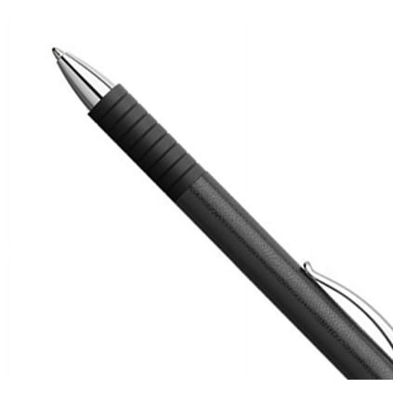 Basics Retractable Ballpoint Pen - Black, 1.2mm, 12-Pack
