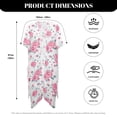 thumbnail image 6 of HELLHERO Rose Long Kimono Swimsuit Cover Up Lightweight High Quality Fabrics Quick Dry Bikini Coverups, 6 of 6