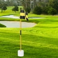 thumbnail image 1 of Bandera y copa de Agujero shamjiam para Práctica de golf Portátil amarillo negro, 1 of 8