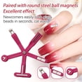 thumbnail image 7 of 8 in 1 Nail Magnet Tool for Cat Eye Gel Polish Strong Magnetic Wand Multifunctional Fancy Design Manicure Accessory for Home Salon Use Purple, 7 of 7