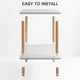 thumbnail image 3 of Mesa De Centro Scandi Home Rectangular Blanca De Dos Capas, 3 of 4