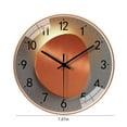 thumbnail image 3 of Qonioi Silent Non-Ticking Wall Clock, 8 Inch Quartz Decorative Battery Operated Easy Read, Home Clock, Room Timepiece, 3 of 7