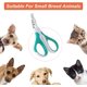 thumbnail image 3 of Cat Nail Clipper, Pet Nail Clippers and Trimmer for Cats, Dogs, Puppies, Kittens, Hamsters, Rabbits and Small Animals, Sharp, Safe - Cat Claw Clippers (Blue/White), 3 of 5