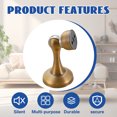 thumbnail image 4 of XIBUFE Door Stoppers Bottom Magnetic Fixation Stop Matching Screws Wedge Stopper yellow, 4 of 7