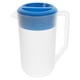 thumbnail image 1 of Jarra de agua de plástico con tapa, jarra para jugo con escala, jarra para bebidas, té helado, jarra para agua potable, 1 of 7