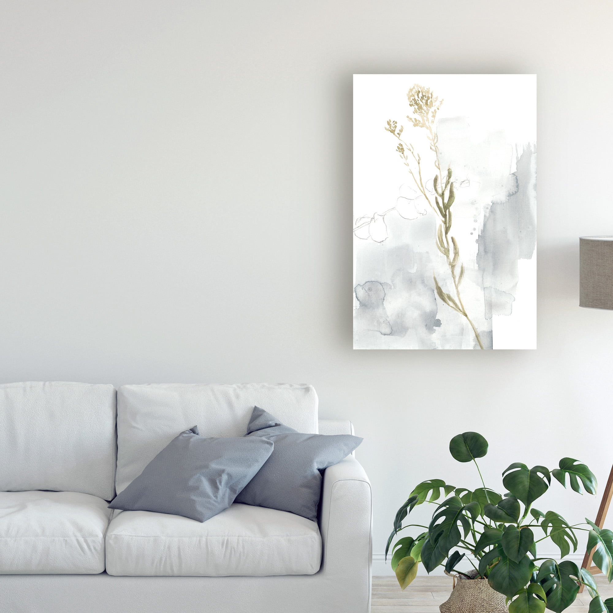 Trademark Fine Art 'Wildflower Triptych III' Canvas Art by Jennifer Goldberger