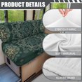 thumbnail image 5 of Pzuqiu 2 Piece Teal Mandala Rv Dinette Booth Seating Backrest Anti-Slip Rv Seat Covers Comfortable Casual Camper Cushions Cover Camper Decorations for Travel Trailer, 5 of 6