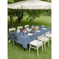 thumbnail image 4 of Outdoor Tablecloth with Umbrella Hole for Patio/Picnic/Party/Camping, Blue Black Branches Waterproof Table Cloth Rectangle Table Cover Washable, Botanical Dead Tree Birds (60"x 102"), 4 of 8
