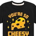 thumbnail image 3 of Instant Message - You're So Cheesy - Toddler & Youth Short Sleeve Graphic T-Shirt, 3 of 6