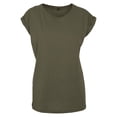 thumbnail image 1 of Build Your Brand Womens Extended Shoulder T-Shirt, 1 of 4