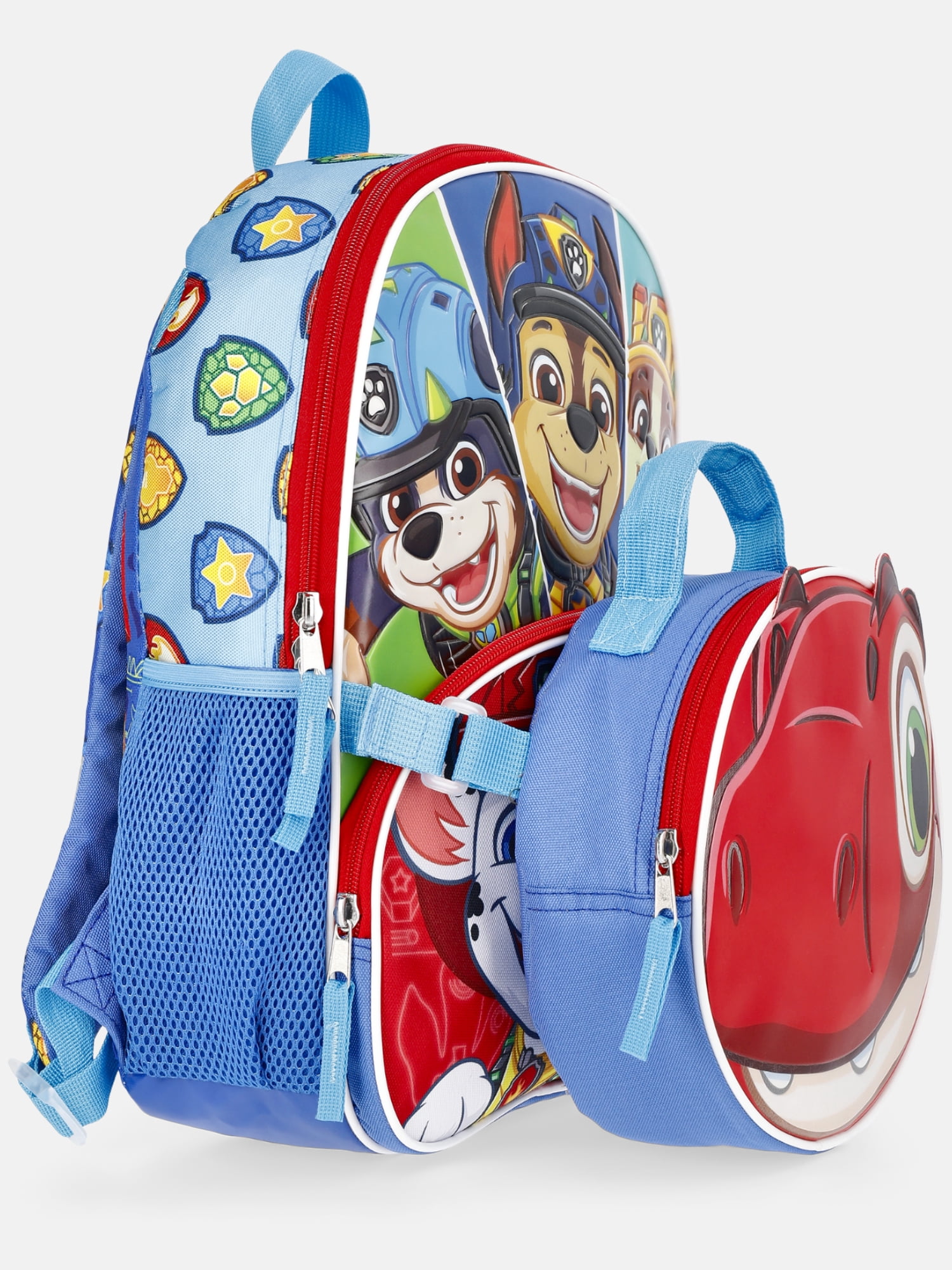 Nickelodeon Paw Patrol 14" Toddler Backpack with Lunch Kit - Blue