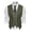Army Green, variant on Men's Layered Suit Vest Business Dress Vests Formal Wedding Waistcoat Slim Fit