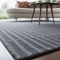thumbnail image 5 of Eclatique Hand Tufted Wool Area Rug 4 x 6 ft Dark Gray Grid Pattern 100% New Zealand Wool Indoor Carpetc Carpet for Living Room, Bedroom & Home Decor, 5 of 5