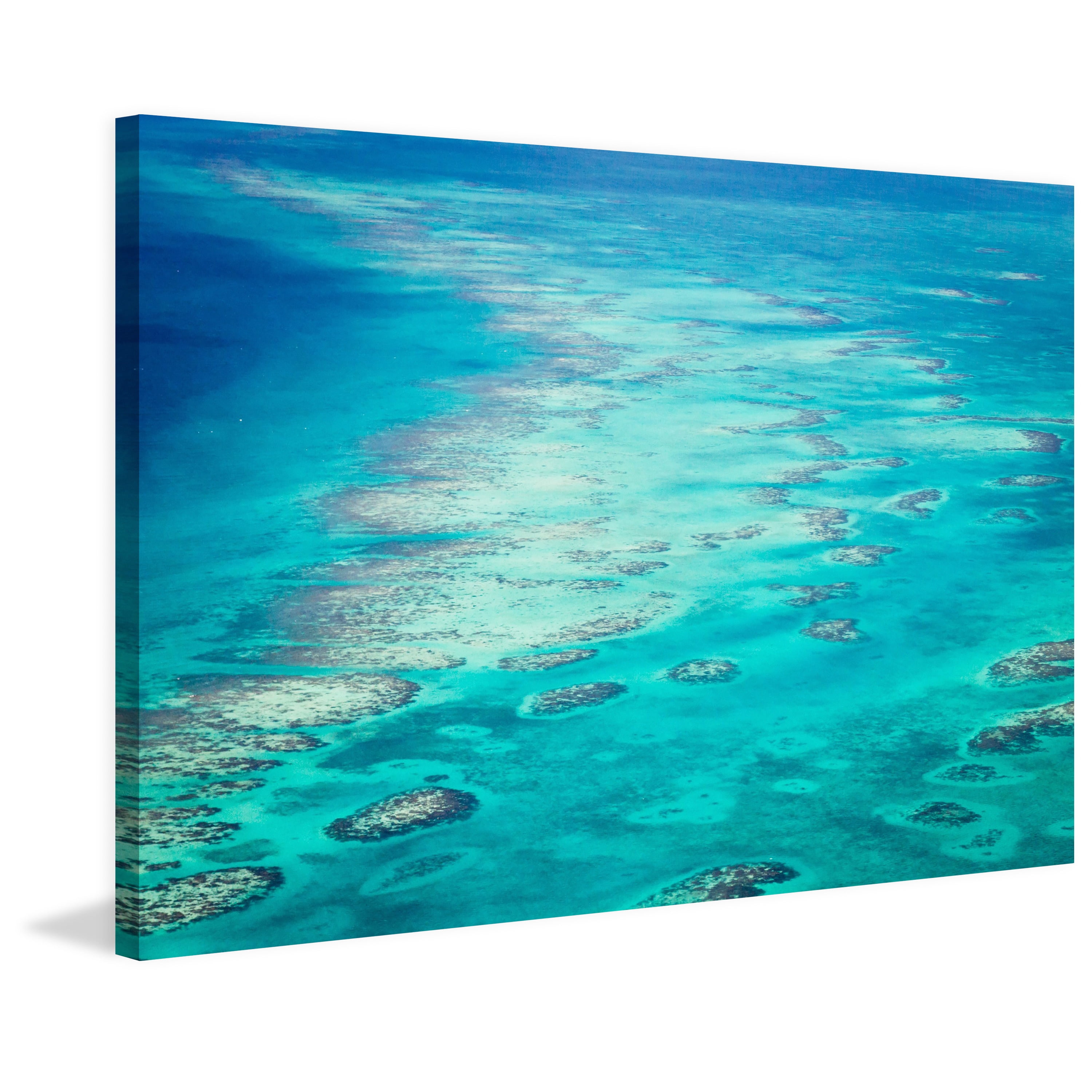 Marmont Hill "Ocean Rocks" Painting Print on Wrapped Canvas