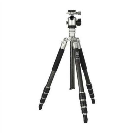 Fotopro 67.3 Carbon Fiber Tripod Professional Ball Head with Safety Lock Anti-Sand Lightweight Travel Camera Stand Removable Center Column Waterproof Max Load 20kg/44 lbs T-Roc Max