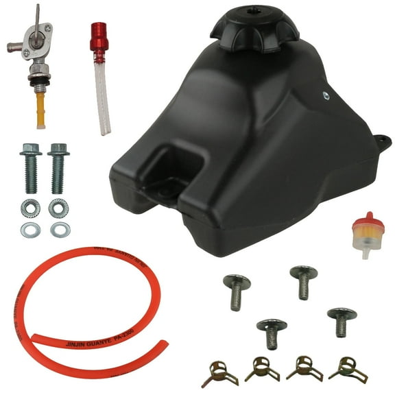 Gas Tank for 50cc 125cc Dirt Bikes Pit Bikes Honda CRF50 XR50 TaoTao Baja DR49 Coolster Kayo Roketa Pirster Pro 90ss SDG 107 Thumstar BSE with Gas Cap and Petcock
