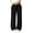 Black, variant on LUVDA Soft Ribbed Knit Relaxed Fit Pants for Women Fall Winter Gentle Casual Comfort