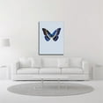 thumbnail image 2 of 14" x 19" Blue Butterfly by Incado - Wall Art Print on Canvas Fabric White, 2 of 3