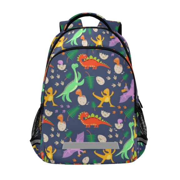 Cute dinosaur seamless pattern(2) Backpack for ersonalized 16 Inch Backpack Middle Bookbag for Back to Gift