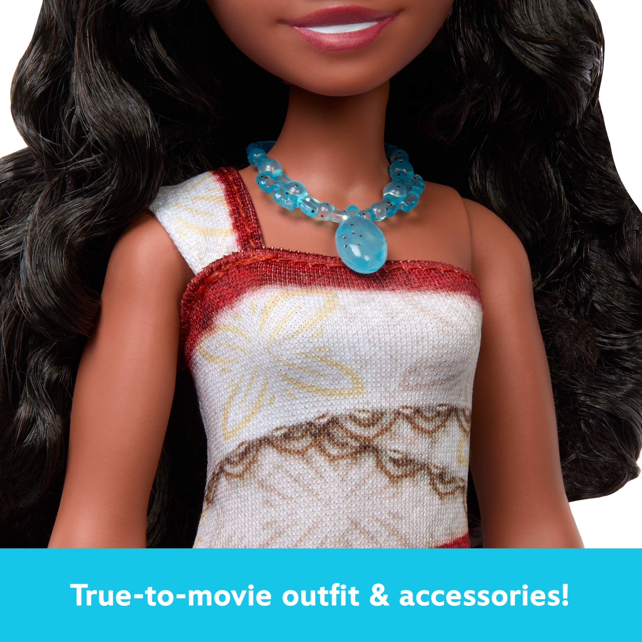 Disney Moana 2 Moana Fashion Doll with 2 Accessories & Removable Outfit, Inspired by the Movie  (图3) Disney Moana 2 Moana Fashion Doll with 2 Accessories & Removable Outfit, Inspired by the Movie  (图3)