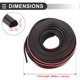 thumbnail image 4 of Ofertas Únicas Universal Tira de Sellado para Climas de Automóviles, Tira Autoadhesiva de Sellado, 85 pies, Forma de 5 Agujeros, EPDM, 4 of 7