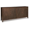 thumbnail image 6 of Ashley Furniture Balintmore 4-Door Wood Accent Cabinet, Warm Dark Brown, 6 of 7