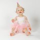 thumbnail image 4 of Glitter Sparkle 1st Birthday Cone Hat con diadema ajustable para suministros de fiesta para niña (rosa), 4 of 7