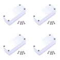 thumbnail image 1 of 4 Pcs Aluminum Stomp Box Effects 1590A Style Pedal Enclosure for Guitar, 1 of 8